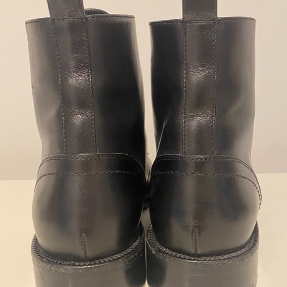 Saint Laurent Black Combat Boots Size 40 - Picture 4 of 5